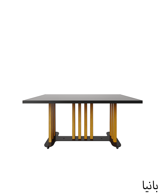 طاولة مطعم حديثة بانيا مزدوجة المقعد