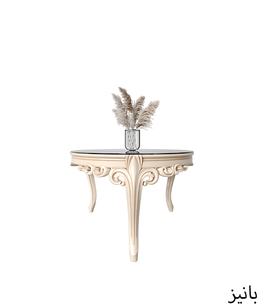 طاولة طعام بانيذ زجاج مطبوع